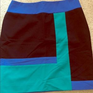 WORTHINGTON Color Block Pencil Skirt - Size 6
